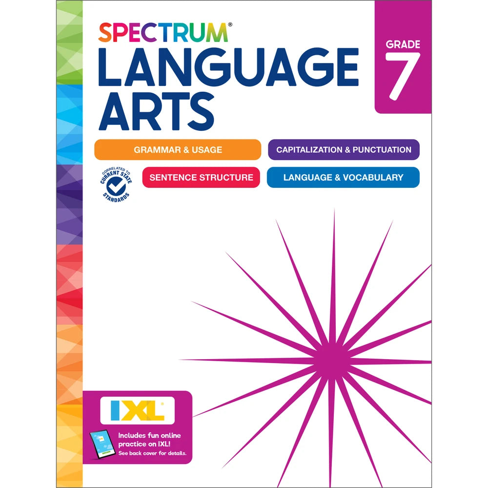Spectrum Language Arts, Grade 7 cover