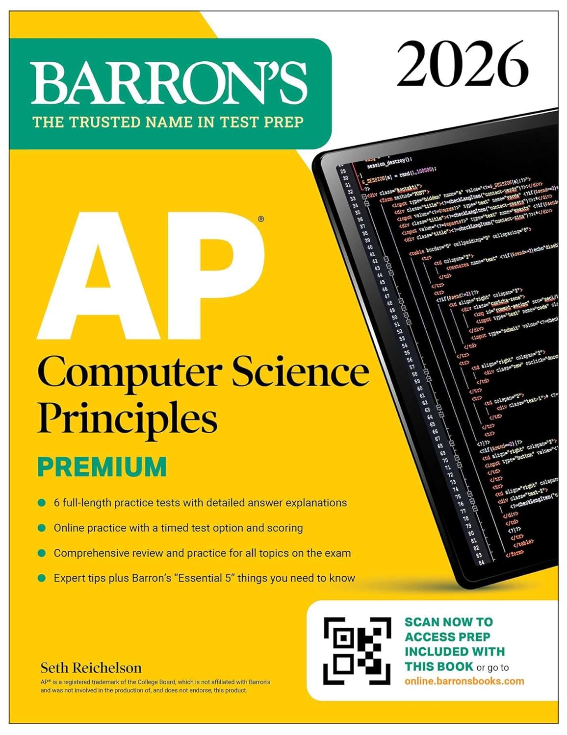 Barron's AP Computer Science Principles Premium, 2026