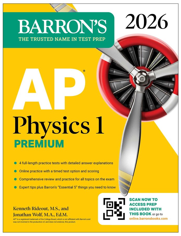 Barron's AP Physics 1 Premium, 2026