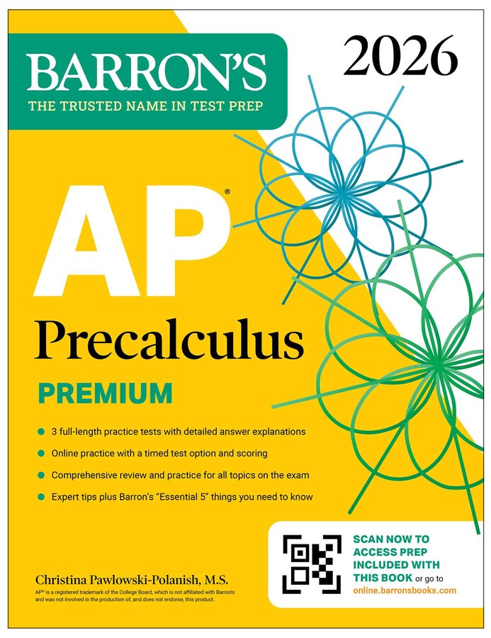 Barron's AP Precalculus Premium, 2026