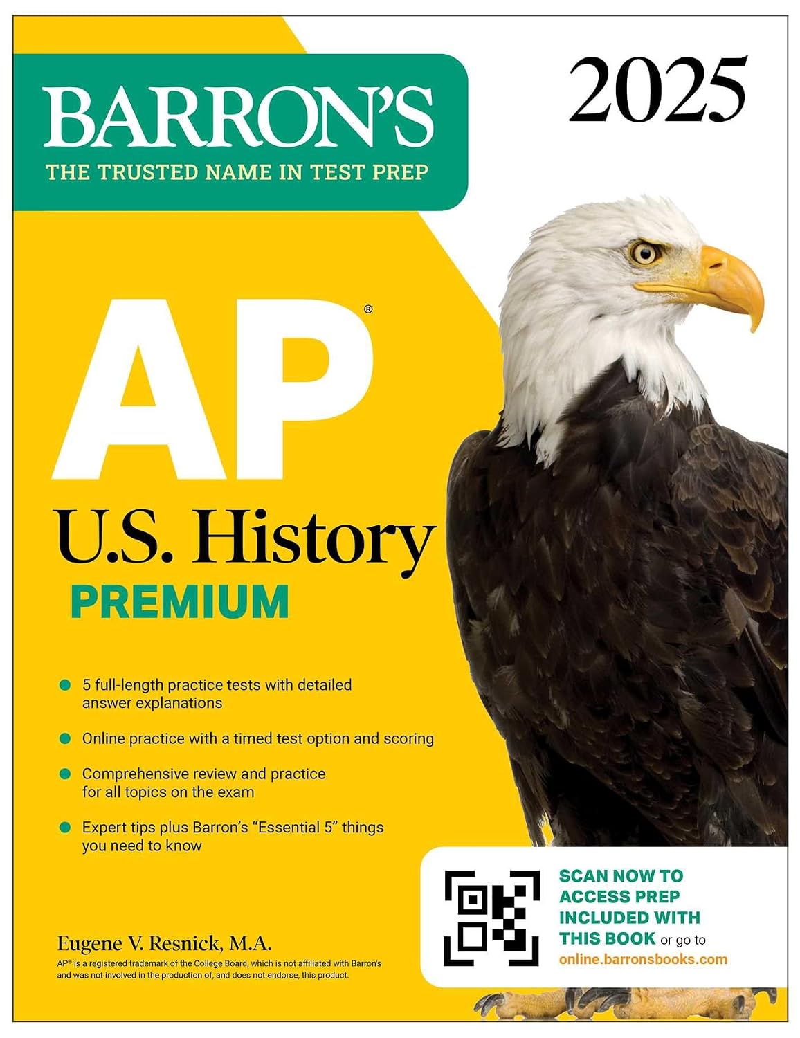 Barron's AP U.S. History Premium, 2025