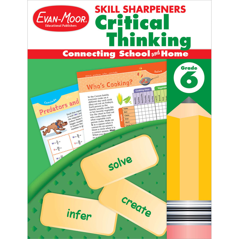Skill Sharpeners: Critical Thinking, Grade 6 cover