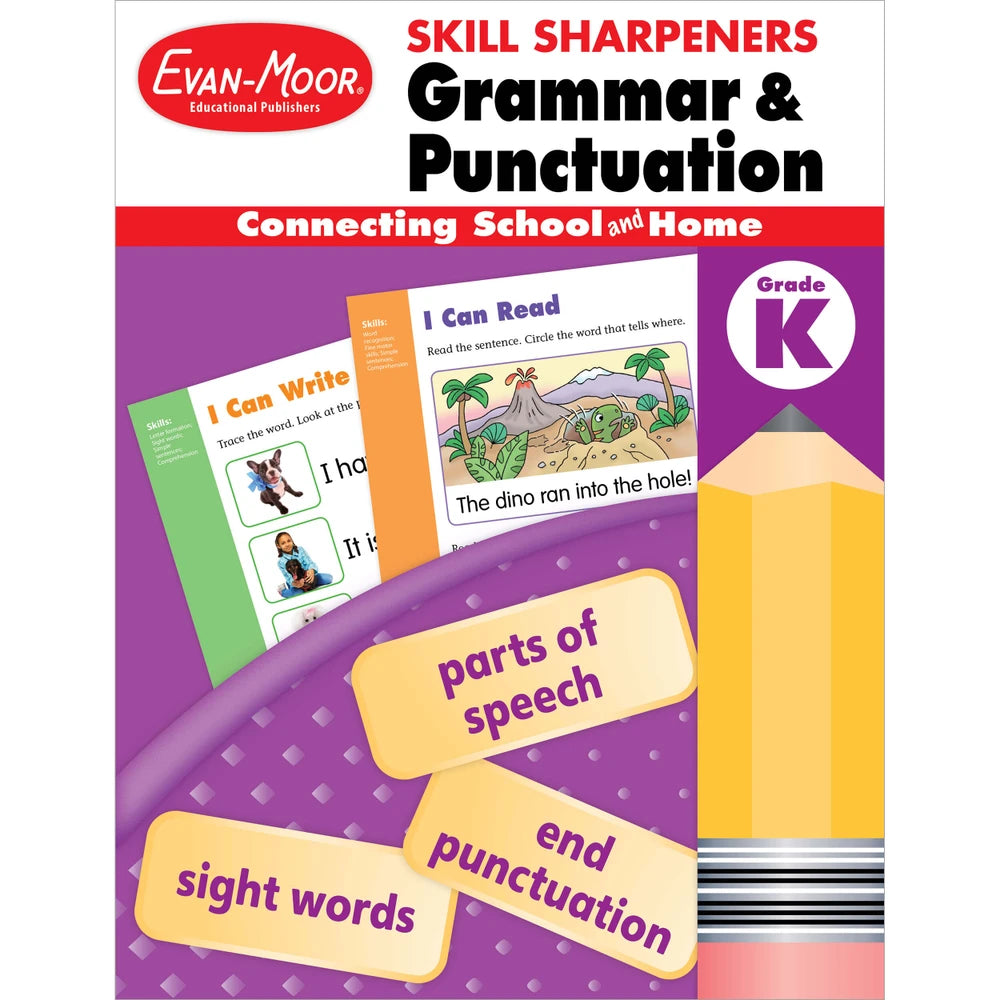 Skill Sharpeners: Grammar & Punctuation, Kindergarten cover