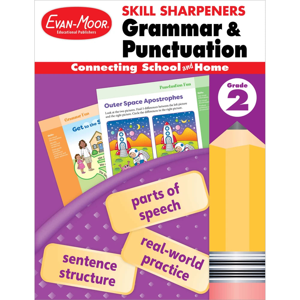 Skill Sharpeners: Grammar & Punctuation, Grade 2 cover