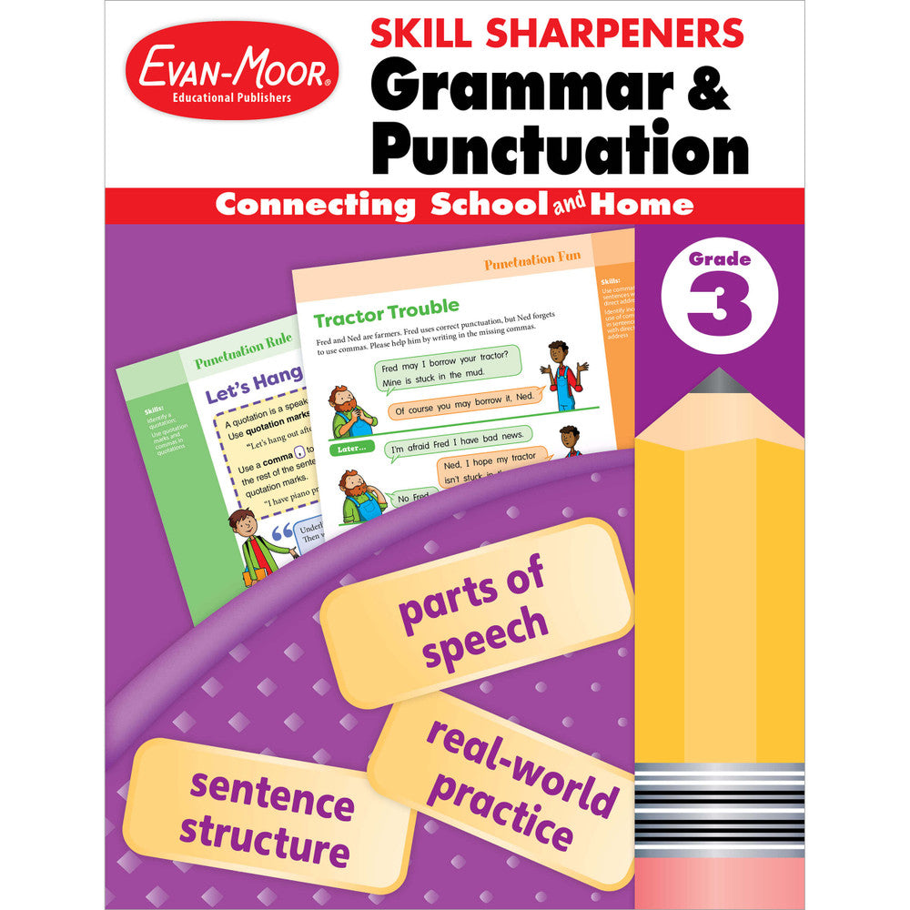 Skill Sharpeners: Grammar & Punctuation, Grade 3 cover