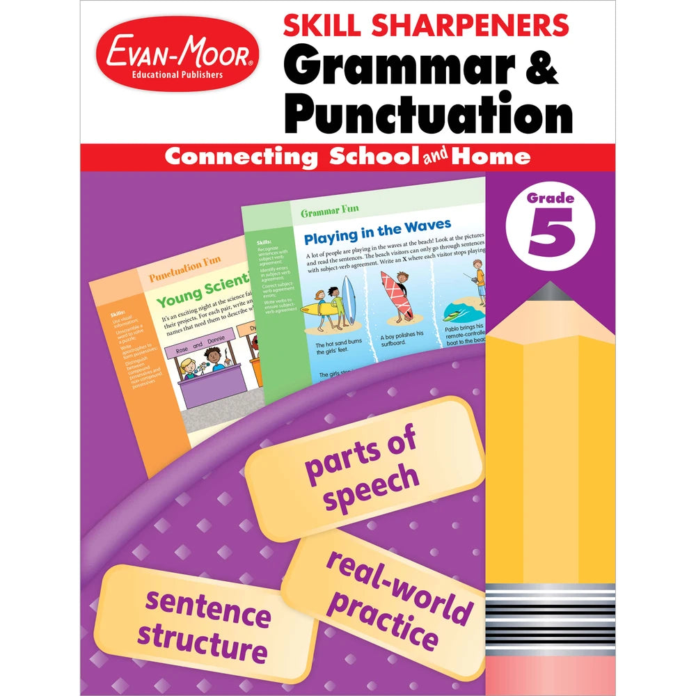 Skill Sharpeners: Grammar & Punctuation, Grade 5 cover