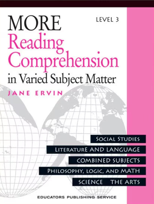 More Reading Comprehension, Level 3 (Grade 10)