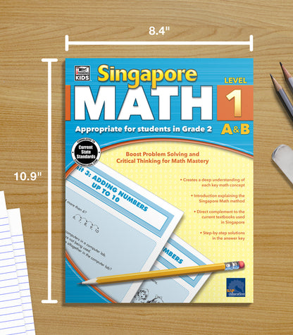 Singapore Math Level 1 A&B (Grade 2)