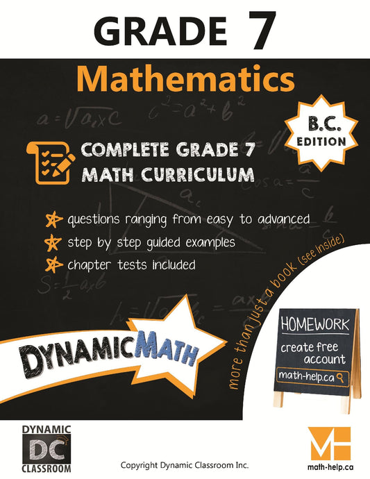 BC Edition Dynamic Math Grade 7
