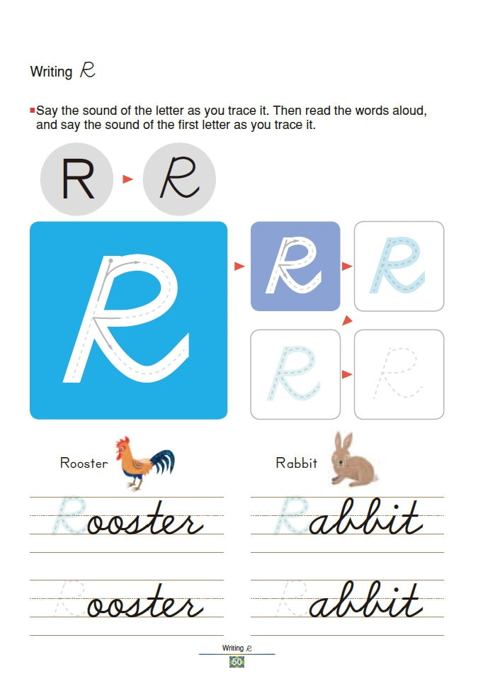 Kumon My Book of Cursive Writing Letters (Ages 6-8)