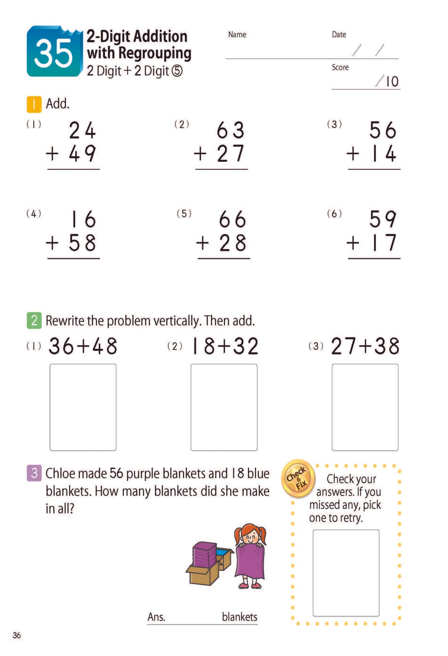 Kumon MathBites Addition & Subtraction Grade 2