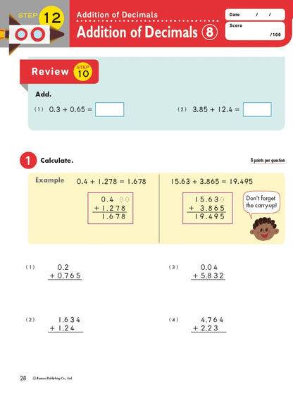 MathBoosters Decimals Grades 3-5
