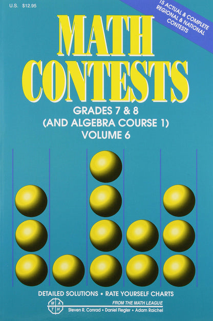Math Contests, Vol. 6 (Grades 7-8)