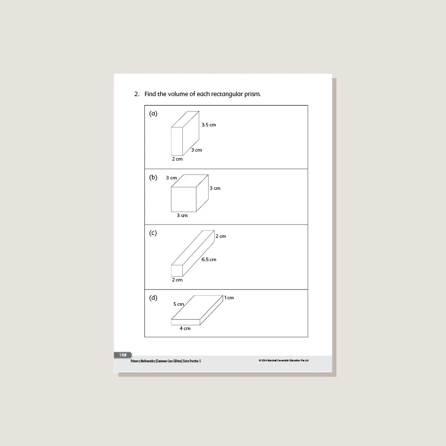 (Singapore Math) Primary Mathematics Extra Practice Common Core 5 (Grade 5)