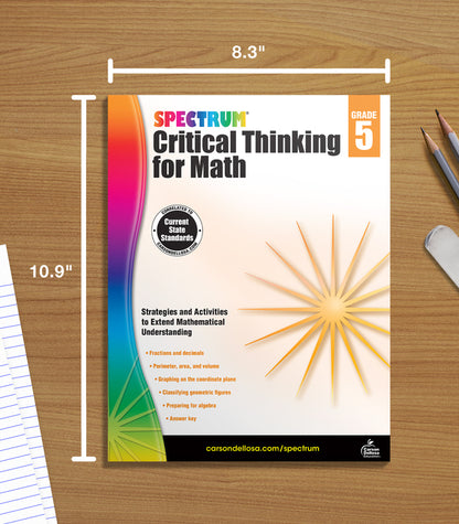 Spectrum Critical Thinking for Math Grade 5