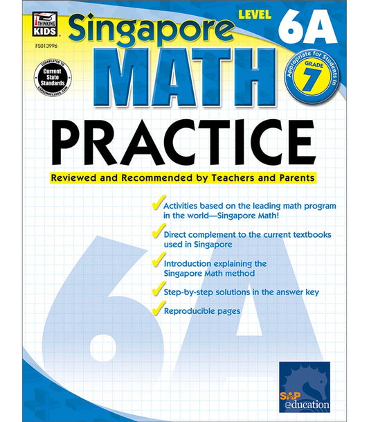 Singapore Math Level 6A (Grade 7)