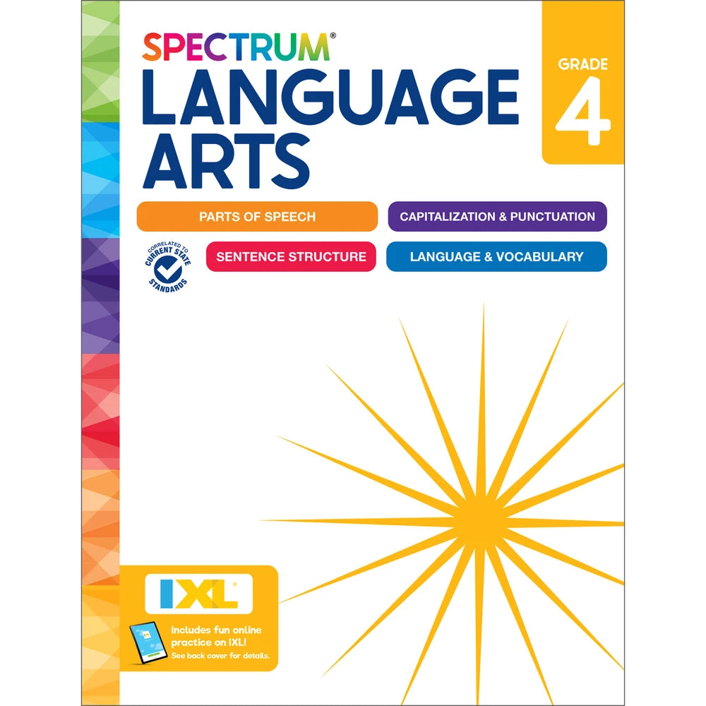 Spectrum Language Arts, Grade 4 cover