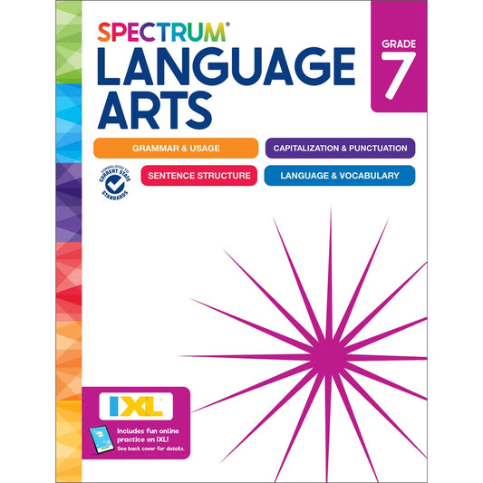 Spectrum Language Arts, Grade 7 cover