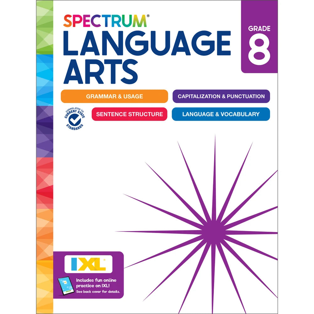 Spectrum Language Arts, Grade 8 cover