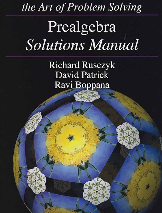 Art of Problem Solving: Prealgebra (Solutions Manual)