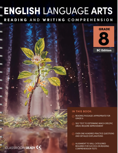 (BC English) Reading and Writing Comprehension Grade 8