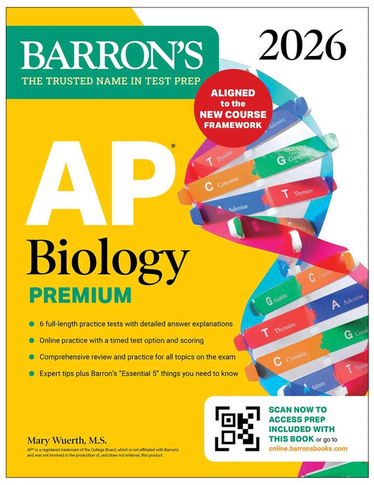 Barron's AP Biology Premium, 2026