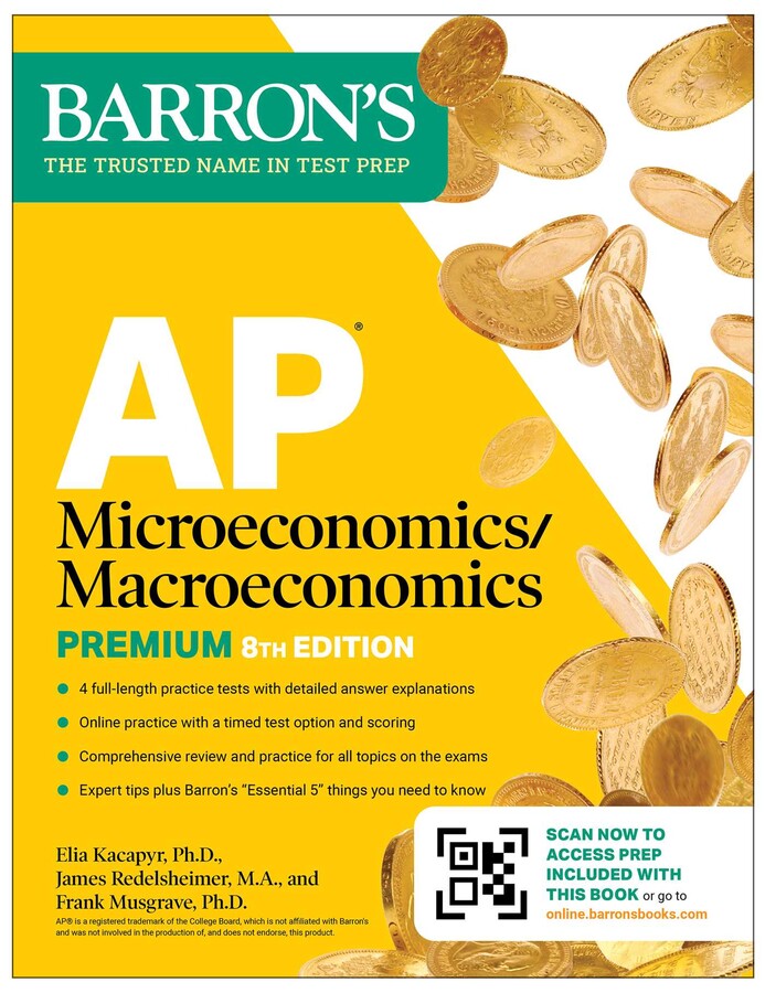 Barron's AP Microeconomics/Macroeconomics Premium (8th Edition)(2026)