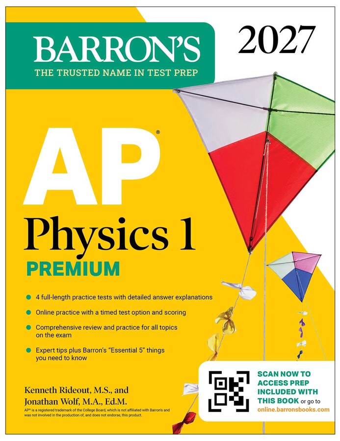 (OUTLET)(25%) Barron's AP Physics 1 Premium, 2027