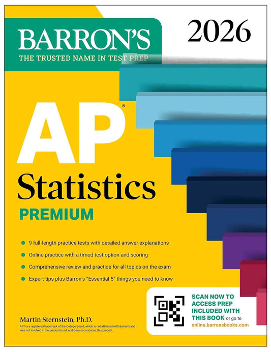 Barron's AP Statistics Premium, 2026