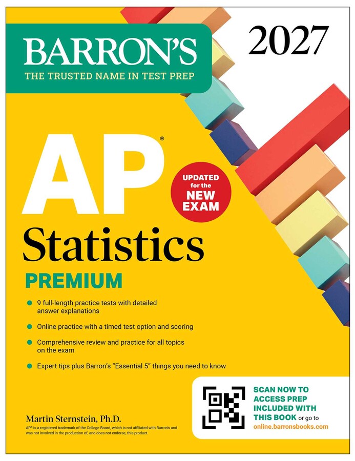 Barron's AP Statistics Premium, 2027