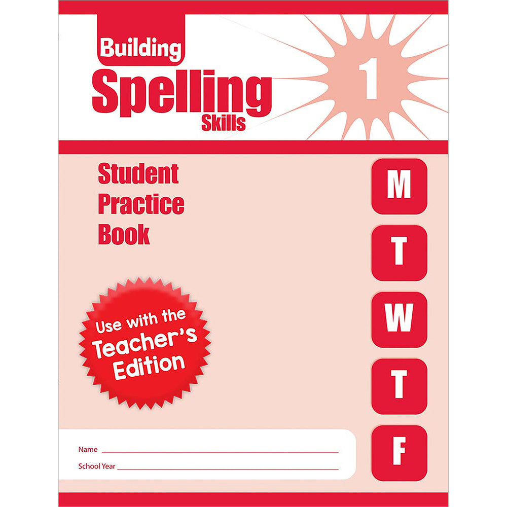 Building Spelling Skills Student Book Grade 1