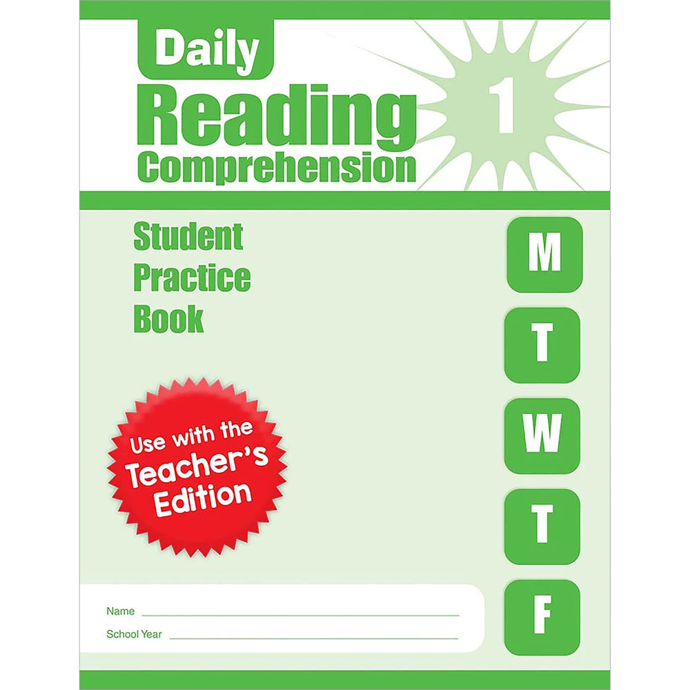 Daily Reading Comprehension, Grade 1 (Student Practice Book)