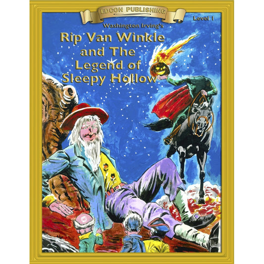 Level 1 Rip Van Winkle and The Legend of Sleepy Hollow (Abridged Classic Literature Workbook)