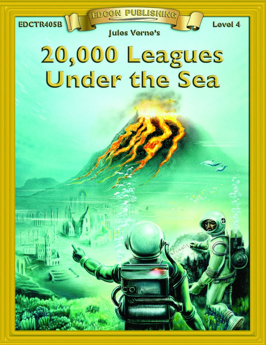 Level 4 Twenty Thousand Leagues Under the Sea (Abridged Classic Literature Workbook)