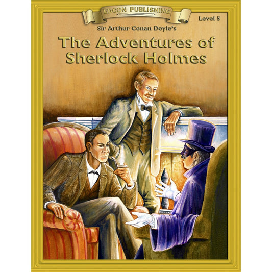 Level 5 The Adventures of Sherlock Holmes (Abridged Classic Literature Workbook)