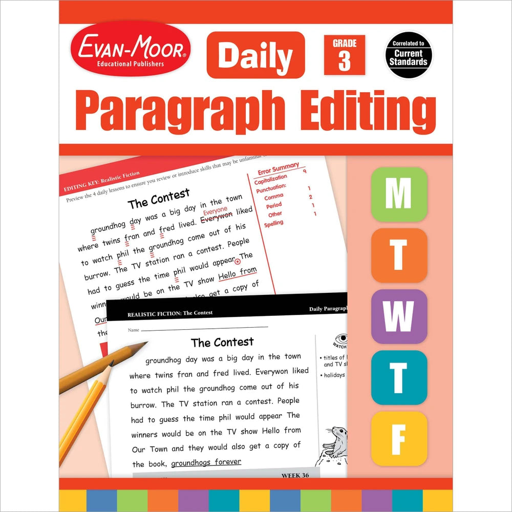 Daily Paragraph Editing, Grade 3 - Teacher's Edition cover