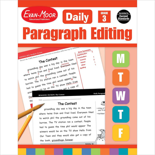 Daily Paragraph Editing, Grade 3 - Teacher's Edition cover