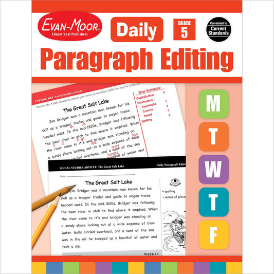 Daily Paragraph Editing, Grade 5 - Teacher's Edition cover