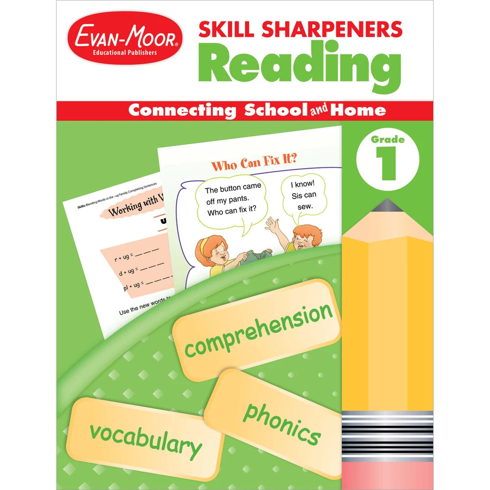 Skill Sharpeners Reading, Grade 1 workbook cover