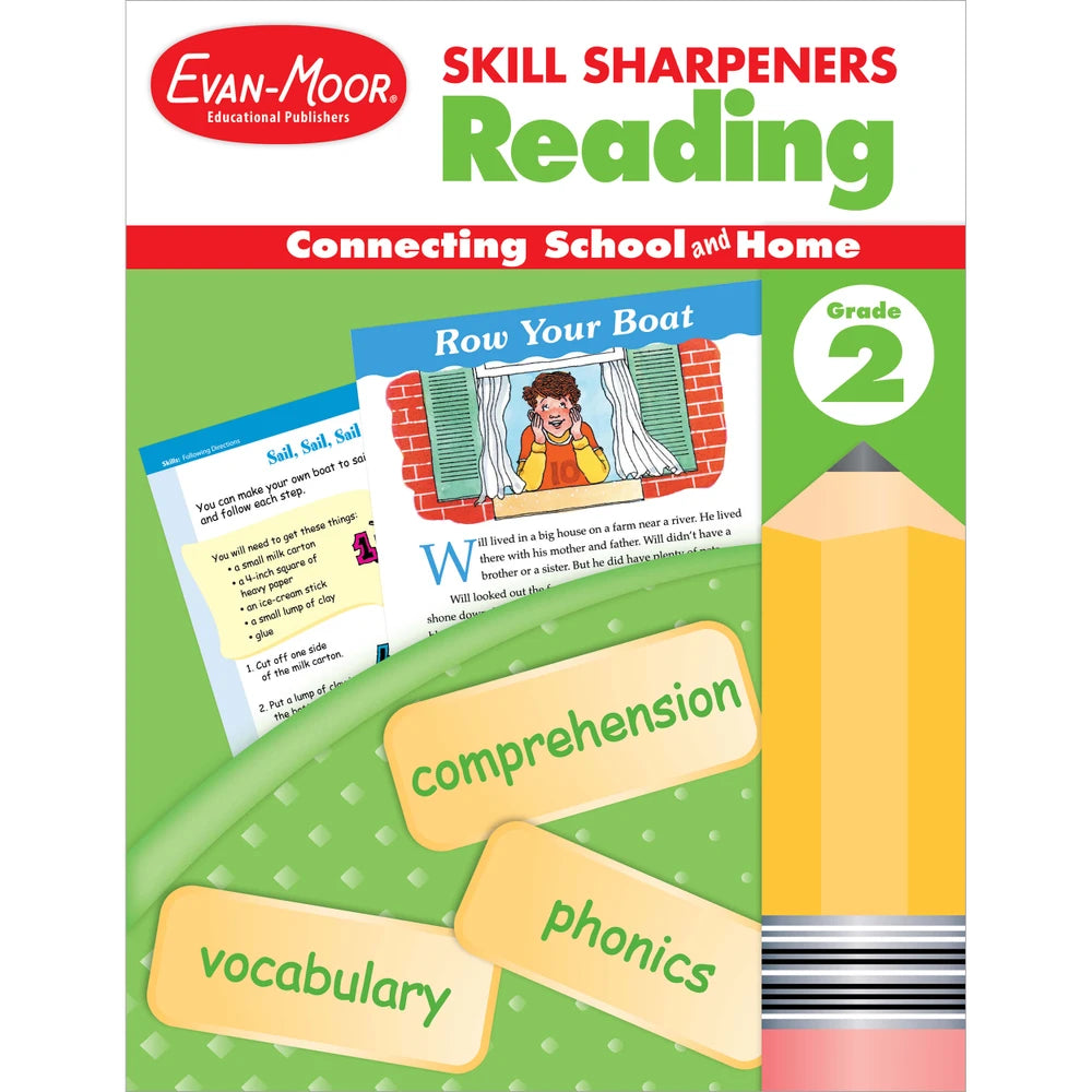 Skill Sharpeners Reading, Grade 2 workbook cover