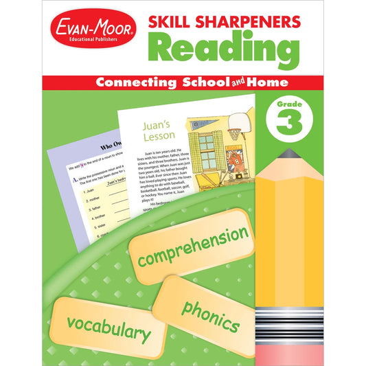 Skill Sharpeners Reading, Grade 3 workbook cover