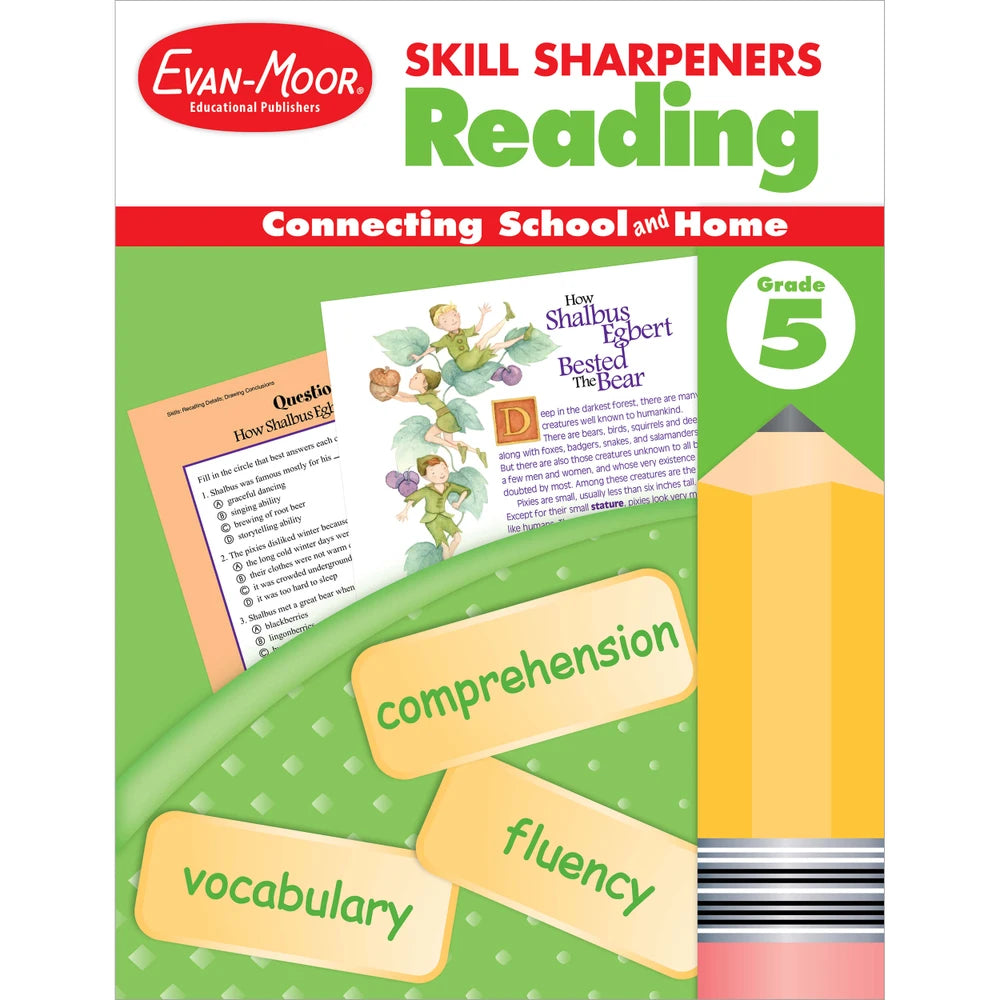 Skill Sharpeners Reading, Grade 5 workbook cover