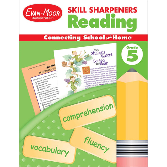 Skill Sharpeners Reading, Grade 5 workbook cover
