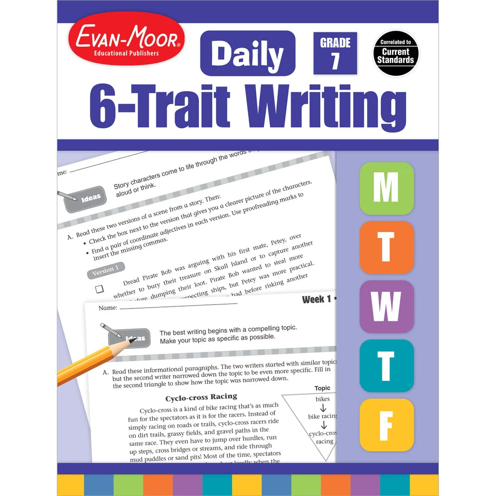 Daily 6-Trait Writing, Grade 7 - Teacher Resource Book cover