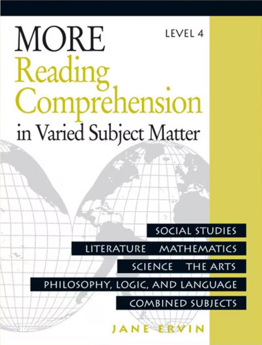 More Reading Comprehension, Level 4 (Grade 11+)
