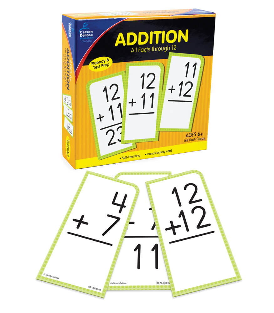 Addition Cards, All Facts through 12 (Ages 6+) – EBS Bookstore ...