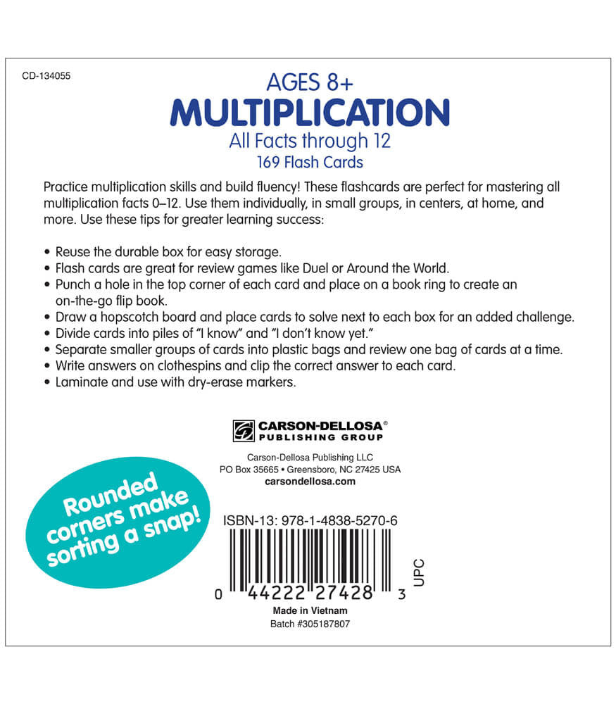Multiplication Facts Through 12 Multiplication Facts Through 12