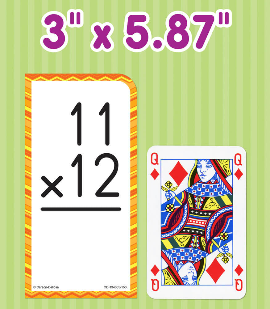 Multiplication Cards, All Facts through 12 (Ages 8+)