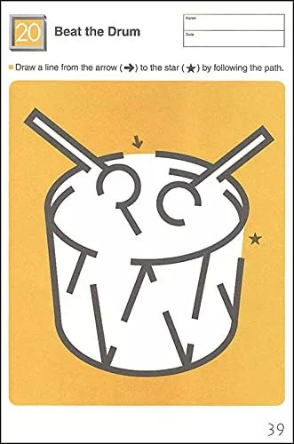 Kumon My Book of Easy Mazes (Ages 2-3-4)