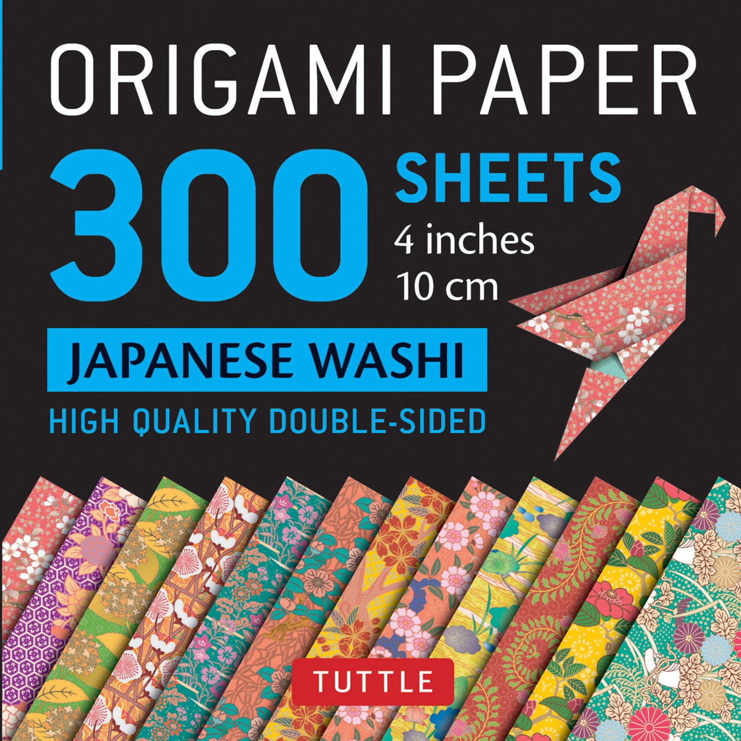 Origami Paper 300 sheets Japanese Washi Patterns (10cm)